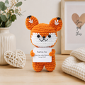 Positive Energy Crochet Pet - Emotional Support Desk Buddy, Encouragement Gift, Coworker Gift