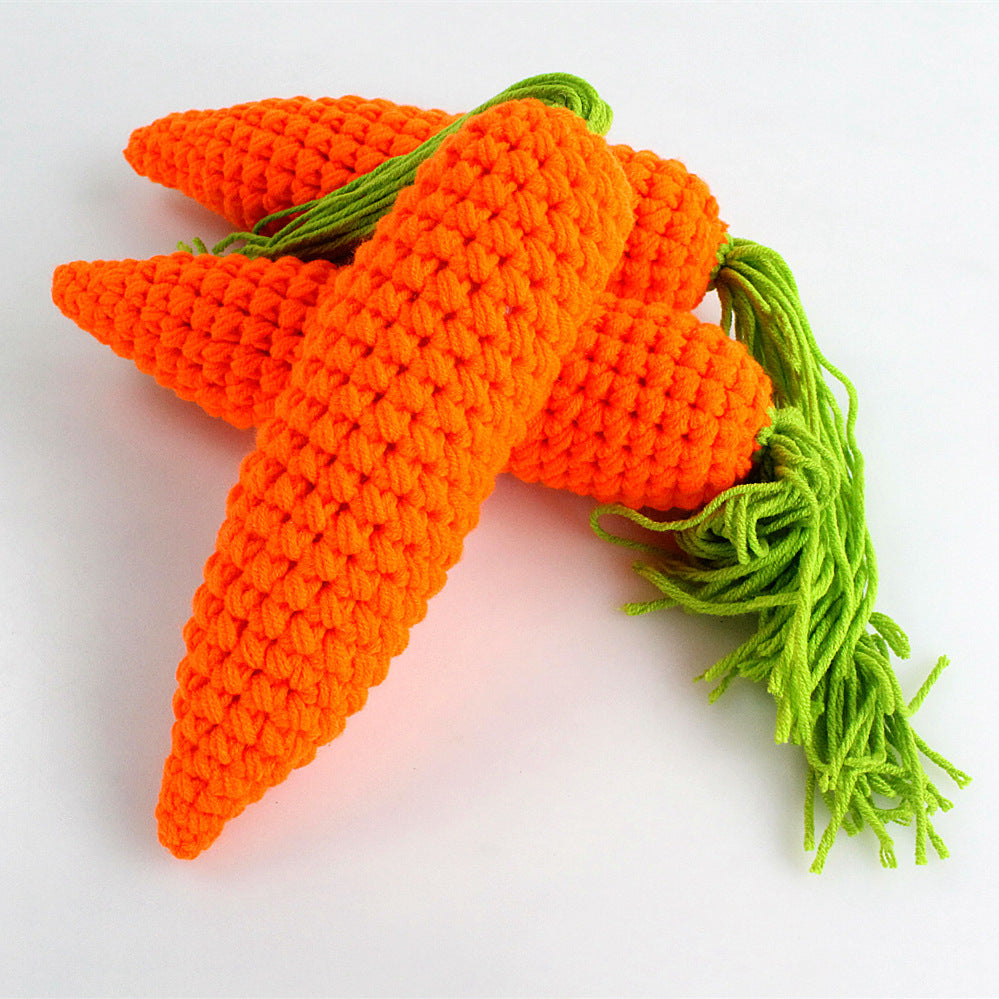 Crochet Fruits and Vegetables Play Food Set Handmade Pretend Food Toys for Kids Baby Shower Gift Christmas Gift
