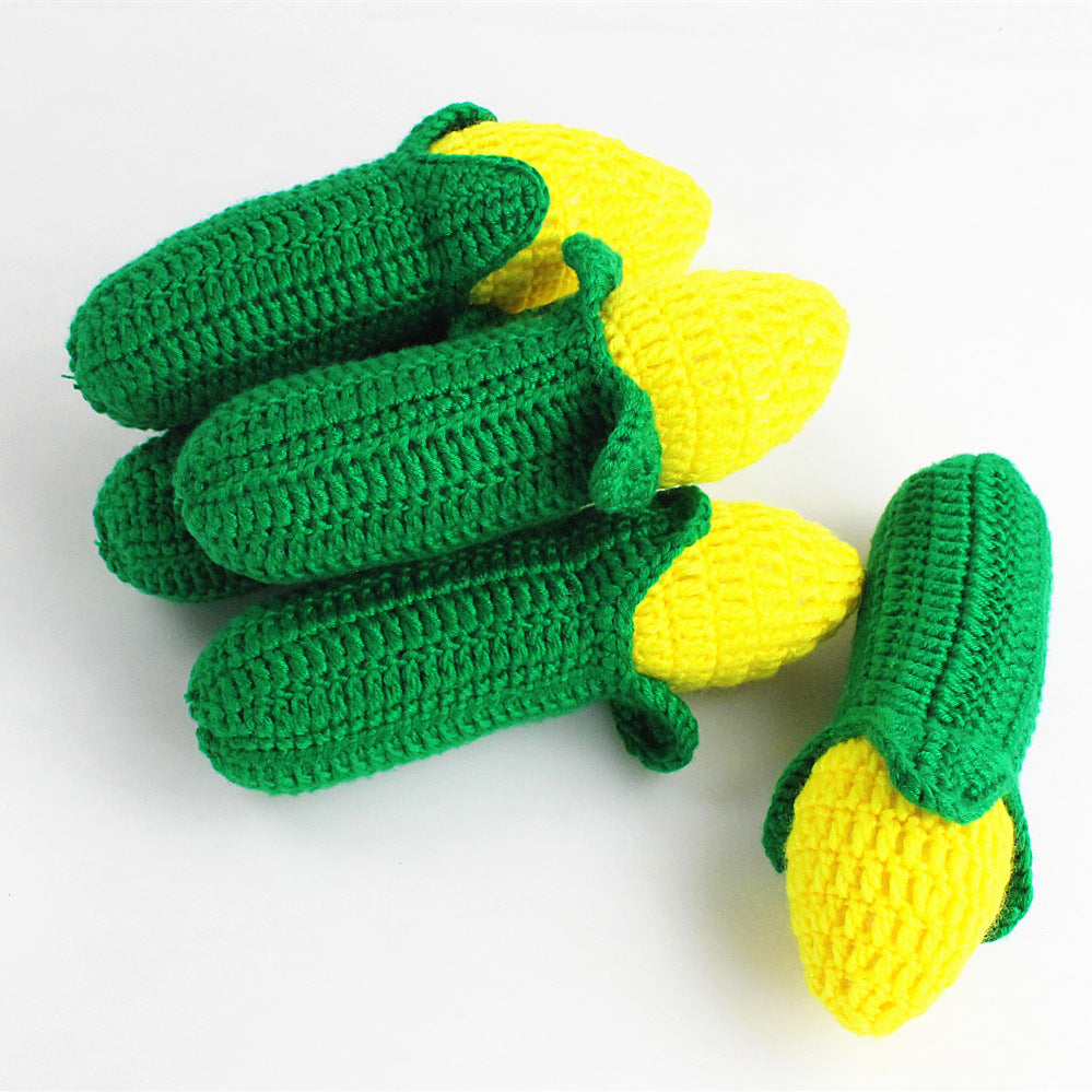 Crochet Fruits and Vegetables Play Food Set Handmade Pretend Food Toys for Kids Baby Shower Gift Christmas Gift