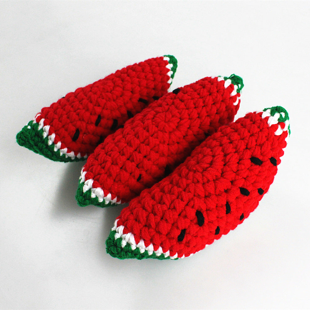 Crochet Fruits and Vegetables Play Food Set Handmade Pretend Food Toys for Kids Baby Shower Gift Christmas Gift