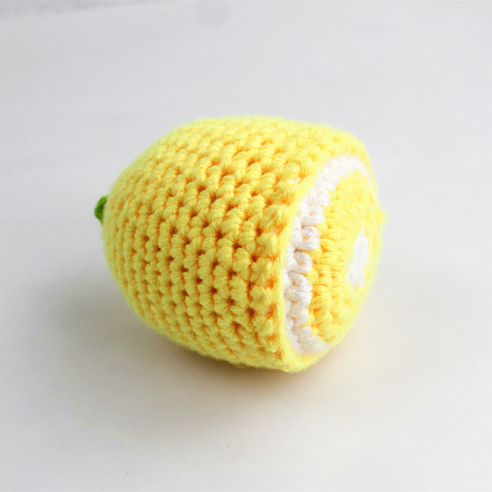Crochet Fruits and Vegetables Play Food Set Handmade Pretend Food Toys for Kids Baby Shower Gift Christmas Gift
