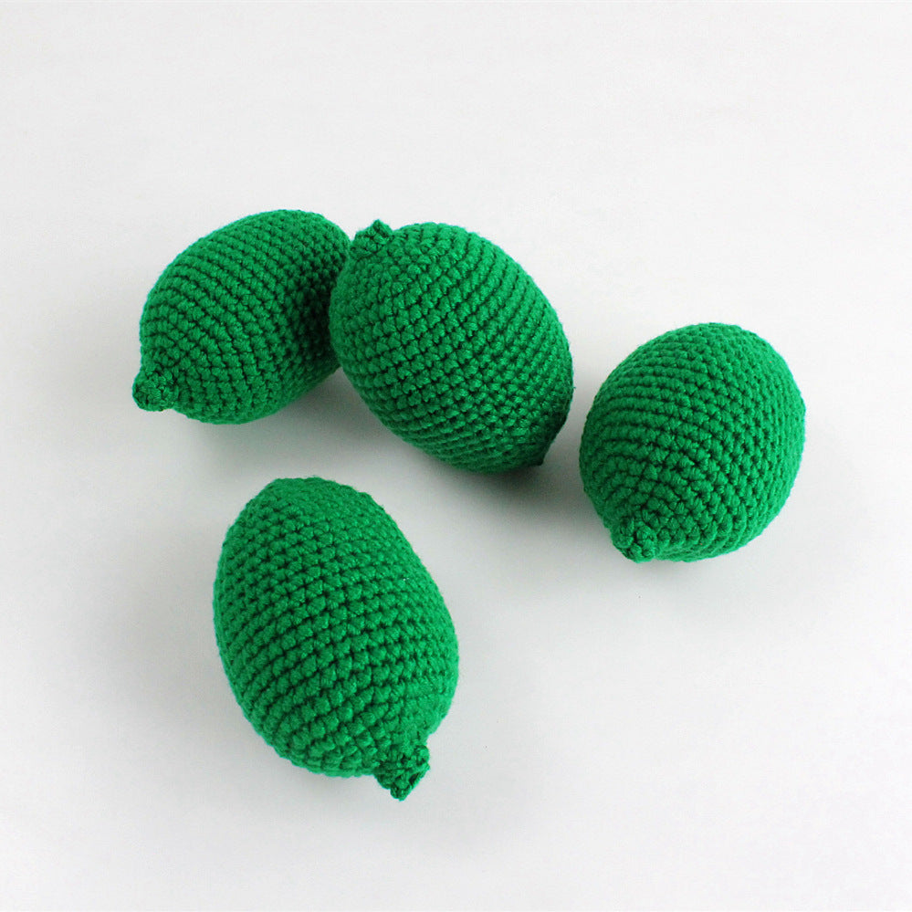 Crochet Fruits and Vegetables Play Food Set Handmade Pretend Food Toys for Kids Baby Shower Gift Christmas Gift